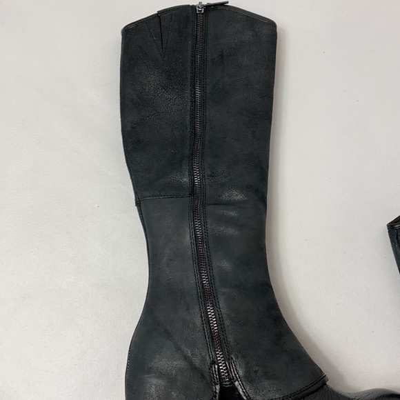 Donald J. Pliner Devi7 tall black leather boots 6 - Picture 7 of 10